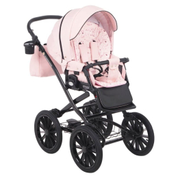 Коляска 2 в 1 Adamex Chantal Retro C215 (розовая пудра)