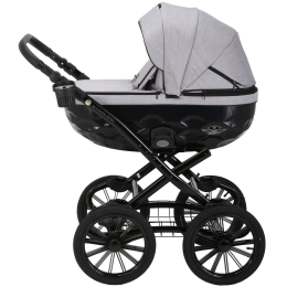 Коляска 2 в 1 Adamex Chantal Retro C202 (светло-серый)