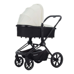 Коляска 2 в 1 Labala Raiz 2023, 04WHBL, White/Black (белый-черный) 