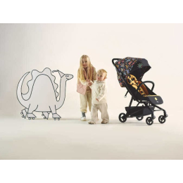 Прогулочная коляска Anex Air-Z, Arrr (Az-SE-02) черный с принтом