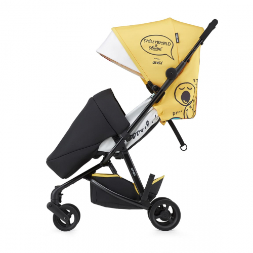 Прогулочная коляска Anex Air-Z, Doodle (Az-SE-01) желтый с принтом смайл