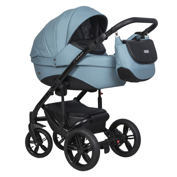 Коляска 3 в 1 Riko Sigma Pro, 12 Сrystal blue (синий)