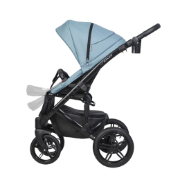 Коляска 3 в 1 Riko Sigma Pro, 12 Сrystal blue (синий)