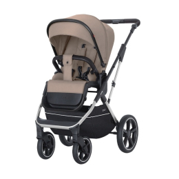 Коляска 2 в 1 Carrello Aurora 2023, CRL-6505, Anvil Grey CHROME (серо-бежевый)