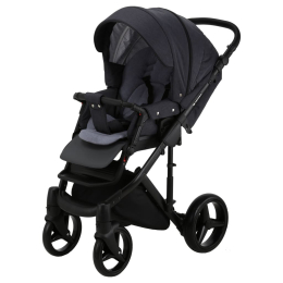 Коляска 2 в 1 Adamex Chantal, C-201 (Графит)
