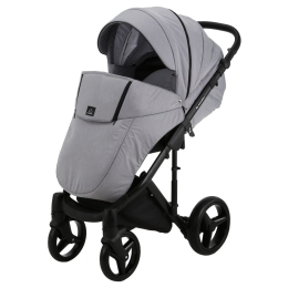 Коляска 2 в 1 Adamex Chantal, C-202 (Светло-серый)