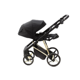 Коляска 2 в 1 Adamex Quantum Star Q-STAR50 Черный, Золото