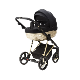 Коляска 3 в 1 Adamex Quantum Star Q-STAR50 Черный, Золото