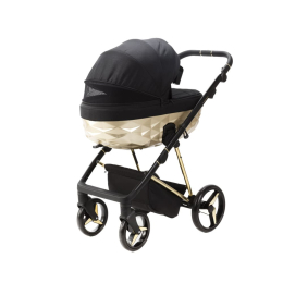 Коляска 3 в 1 Adamex Quantum Star Q-STAR50 Черный, Золото