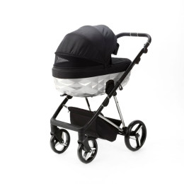Коляска 2 в 1 Adamex Quantum Star Q-STAR51 Черный, Хром