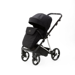 Коляска 2 в 1 Adamex Quantum Star Q-STAR51 Черный, Хром