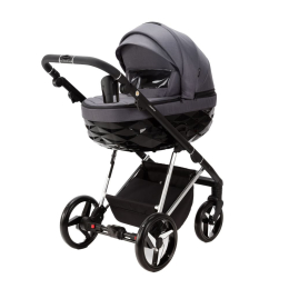 Коляска 2 в 1 Adamex Quantum SE Q-TK681 (серый+хром рама)