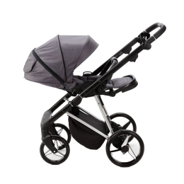 Коляска 2 в 1 Adamex Quantum SE Q-TK681 (серый+хром рама)