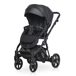 Коляска 2 в 1 Riko Basic Yoga Ecco 12 Black (черный)
