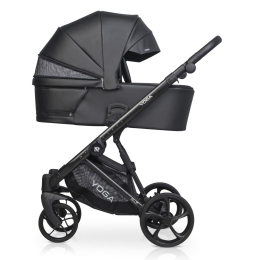 Коляска 2 в 1 Riko Basic Yoga Ecco 12 Black (черный)