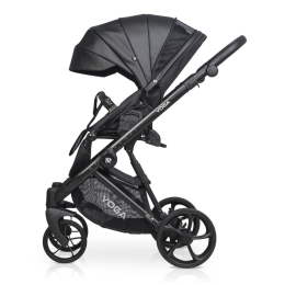 Коляска 2 в 1 Riko Basic Yoga Ecco 12 Black (черный)