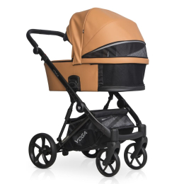 Коляска 3 в 1 Riko Basic Yoga Ecco 13 Caramel (карамель)