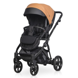 Коляска 3 в 1 Riko Basic Yoga Ecco 13 Caramel (карамель)