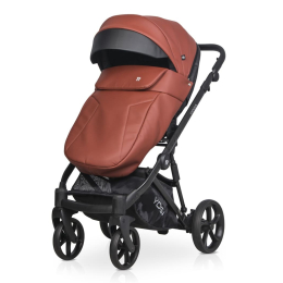 Коляска 2 в 1 Riko Basic Yoga Ecco 14 Maroon (т.бордовый)