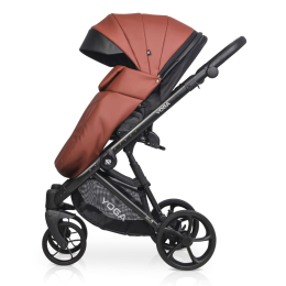 Коляска 2 в 1 Riko Basic Yoga Ecco 14 Maroon (т.бордовый)