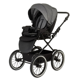 Коляска 2 в 1 Noordline Beatrice Classic, Dark Grey (Темно-серый) 