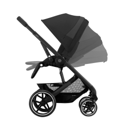Прогулочная коляска Cybex Balios S Lux Moon Black шасси Black