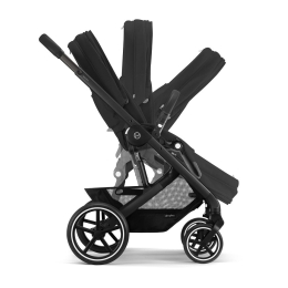 Прогулочная коляска Cybex Balios S Lux Moon Black шасси Black