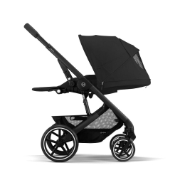 Прогулочная коляска Cybex Balios S Lux Moon Black шасси Black
