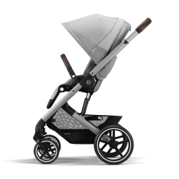 Прогулочная коляска Cybex Balios S Lux Lava Grey шасси Silver