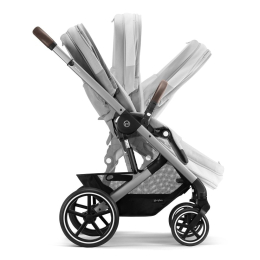 Прогулочная коляска Cybex Balios S Lux Lava Grey шасси Silver