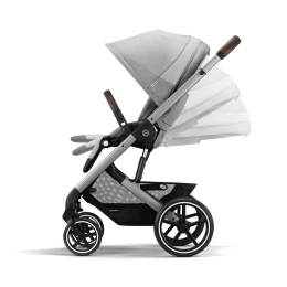 Прогулочная коляска Cybex Balios S Lux Lava Grey шасси Silver