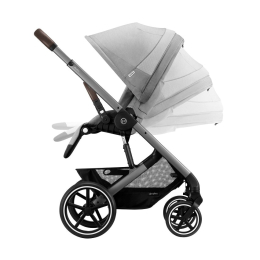 Прогулочная коляска Cybex Balios S Lux Lava Grey шасси Silver