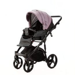 Коляска 2 в 1 Adamex LANTI Deluxe SD-106 (сиреневая кожа, темно-бежевая кожа)