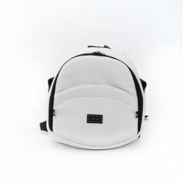 Коляска 3 в 1 Adamex Blanc, Deluxe SA1 белая кожа