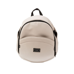 Коляска 3 в 1 Adamex Blanc LUX PS-18 (св.бежевая ткань+св.бежевая кожа)