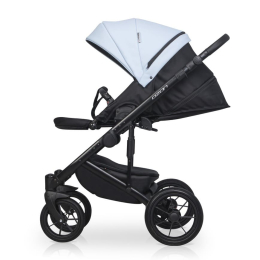 Коляска 3 в 1 Riko Basic Ozon Pastel 03 голубой