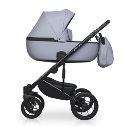 Коляска 2 в 1 Riko Basic Ozon Pastel 04 серый