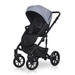 Коляска 2 в 1 Riko Basic Ozon Pastel 04 серый