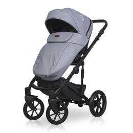 Коляска 2 в 1 Riko Basic Ozon Pastel 04 серый