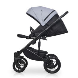 Коляска 2 в 1 Riko Basic Ozon Pastel 04 серый