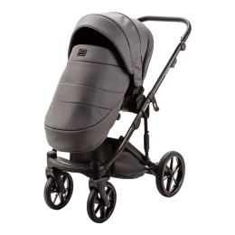 Коляска 3 в 1 Adamex Lumi Deluxe L-SA4 серая кожа