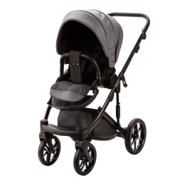 Коляска 3 в 1 Adamex Lumi Deluxe L-SA4 серая кожа