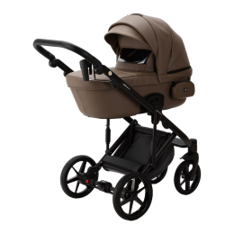 Коляска 2 в 1 Adamex Lumi Deluxe L-SA9 темн.бежевая кожа