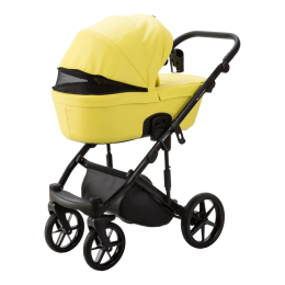 Коляска 3 в 1 Adamex Lumi Deluxe SA-22 желтая кожа