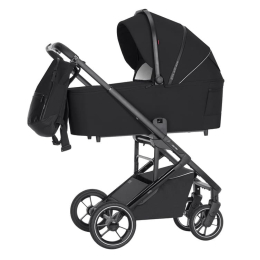 Коляска 2 в 1 Carrello Alfa, Midnight Black (Черный)