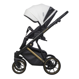Коляска 2 в 1 Riko Basic Montana Premium Gold 01 White (белый)