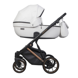 Коляска 2 в 1 Riko Basic Montana Premium Copper 11 White (белый)