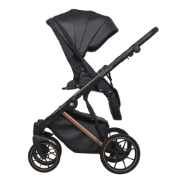 Коляска 2 в 1 Riko Basic Montana Premium Copper 12 Black (черный)