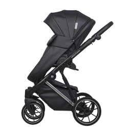 Коляска 2 в 1 Riko Basic Montana Premium Silver 22 Black (черный)