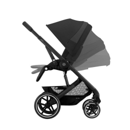 Коляска 3 в 1 Cybex Balios S Lux Moon Black BLK шасси Volcano Black